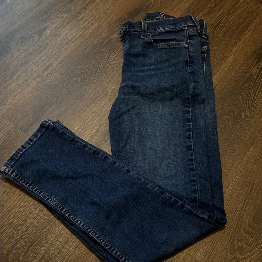 George Slim Fit Dark Blue Jeans